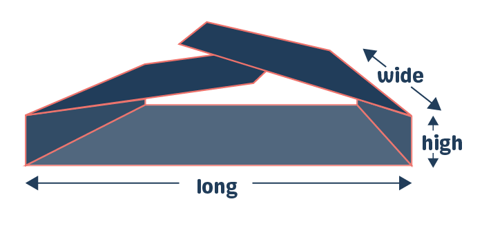 Hoop packaging insert diagram