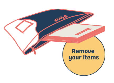 Remove your items