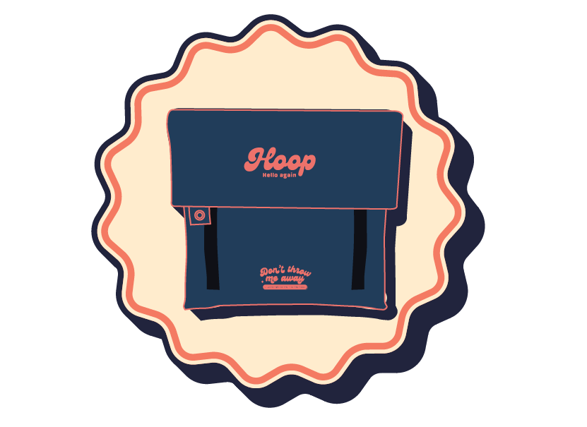 Hoop reusable bag
